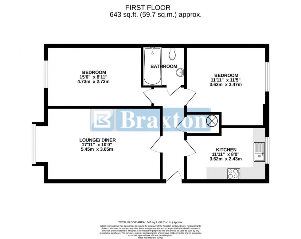Floorplan for Waters Reach, Maidenhead