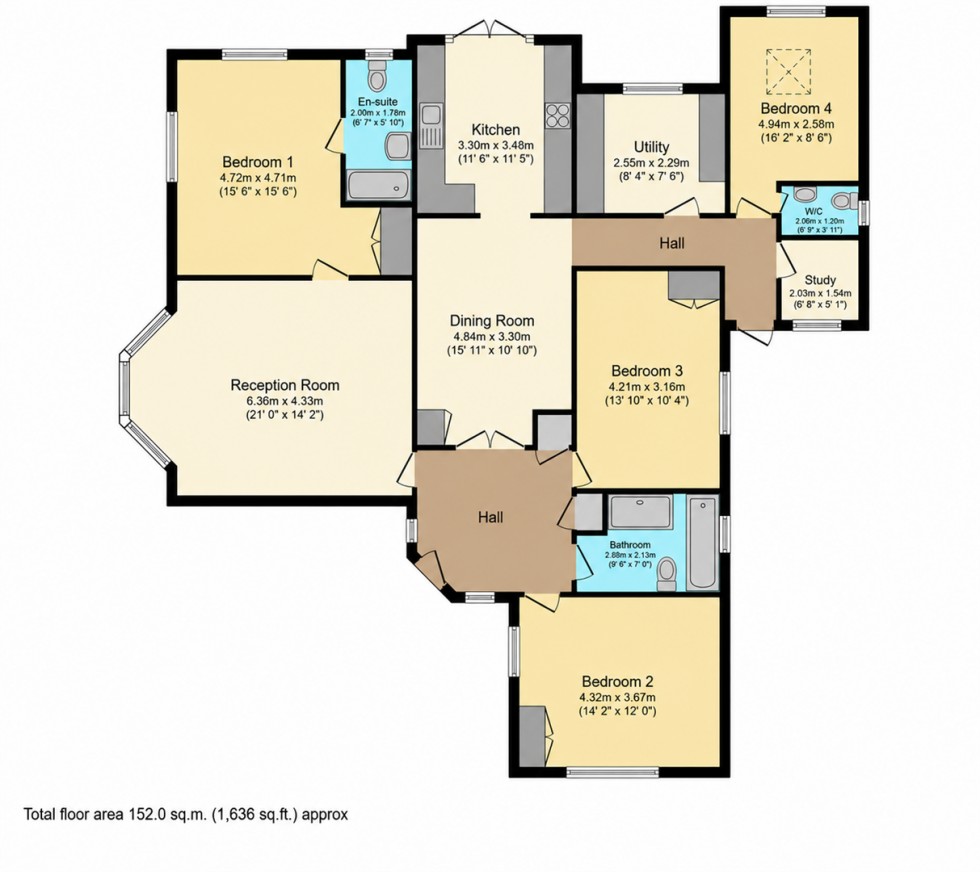 Floorplan for Alwyn Road, Maidenhead
