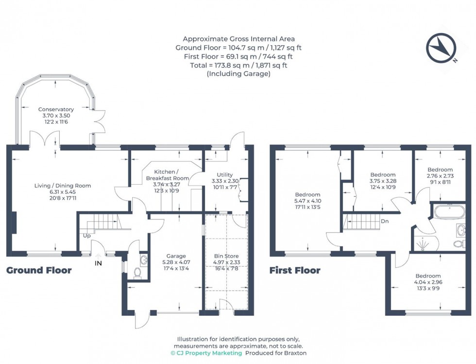 Floorplan for Rushington Avenue, Maidenhead