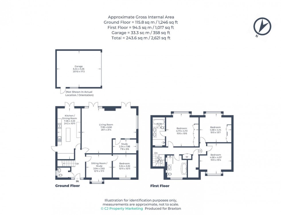 Floorplan for White Waltham, Maidenhead