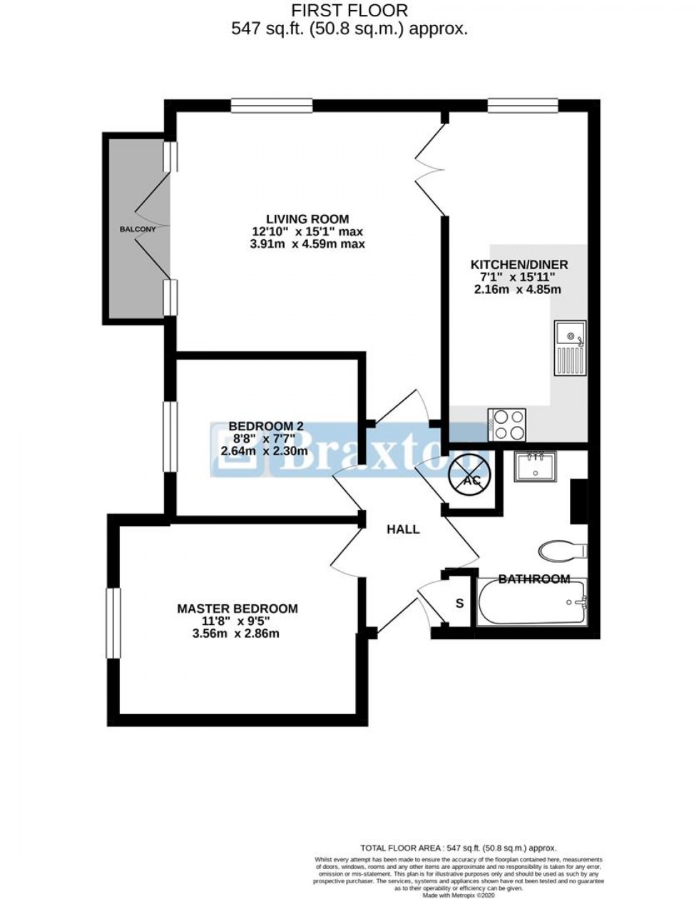 Floorplan for Ludlow Road, Maidenhead