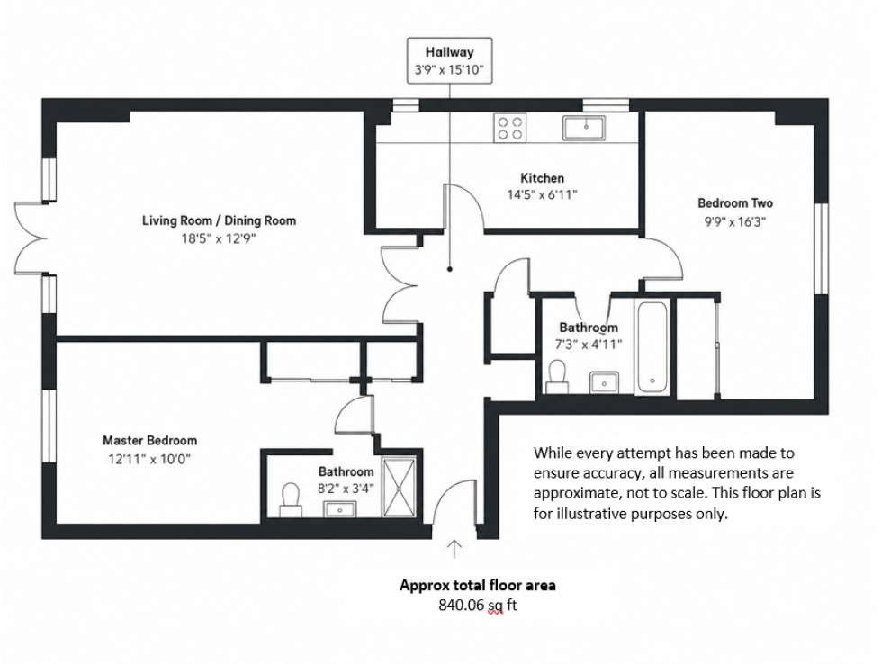 Floorplan for Ray Park Avenue, Maidenhead