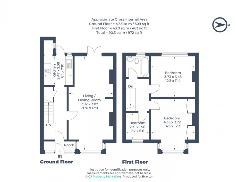 Floorplan for Forlease Road, Maidenhead