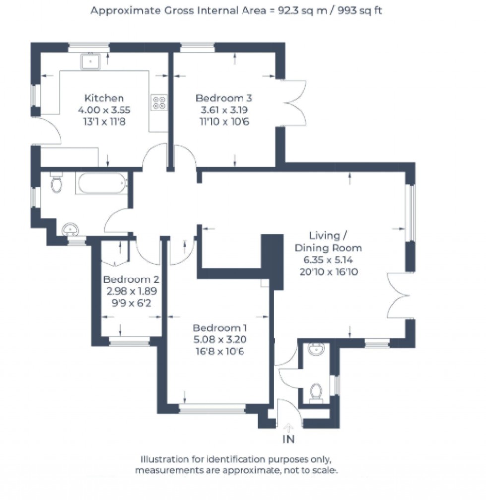 Floorplan for Sutton Road, Maidenhead