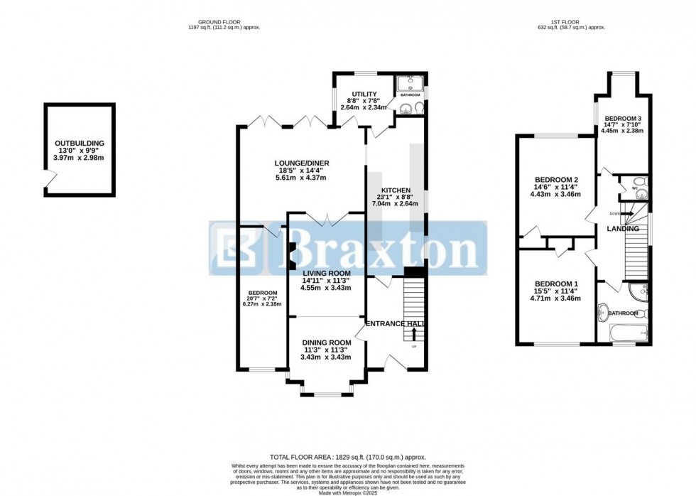 Floorplan for Belmont Drive, Maidenhead