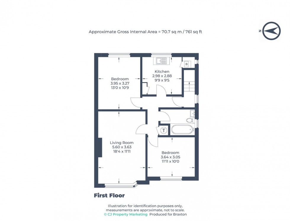 Floorplan for Ray Park Avenue, Maidenhead