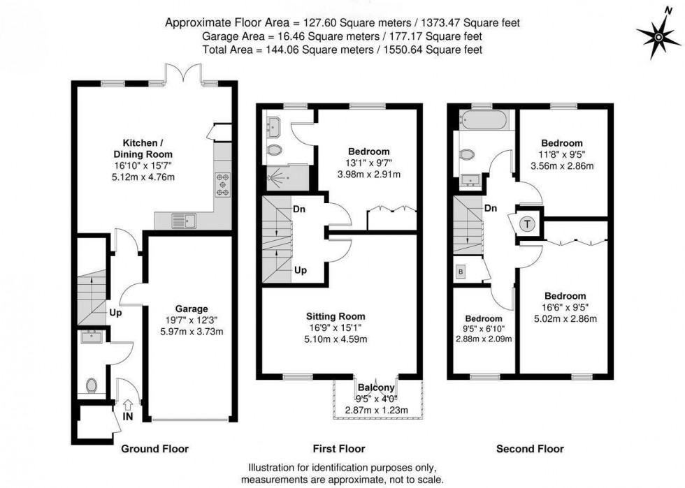 Floorplan for Brambling Way, Maidenhead, Berkshire