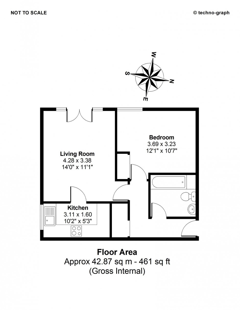 Floorplan for Cookham Road Maidenhead Berkshire