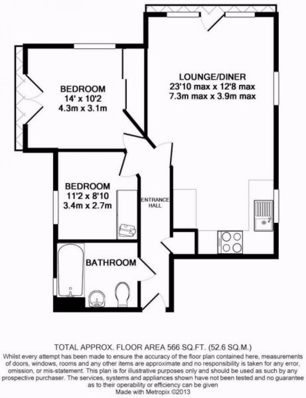 Floorplan for Grenfell Road Maidenhead Berkshire