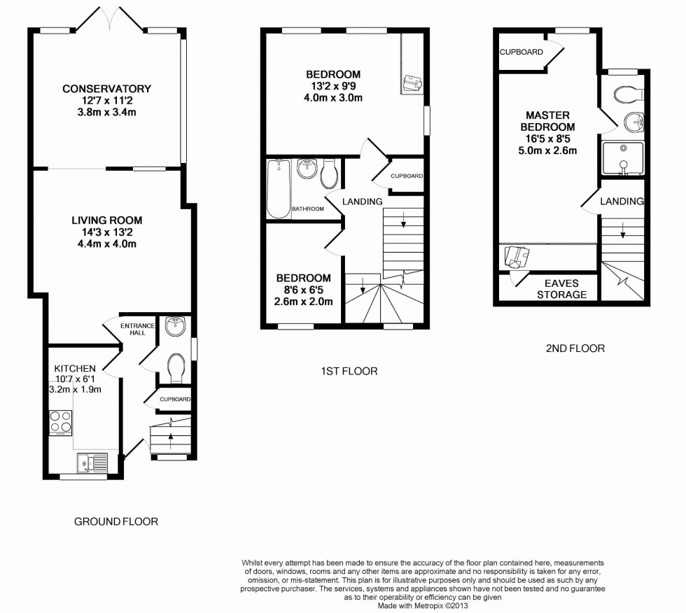 Floorplan for Dalby Gardens, Maidenhead, Berkshire