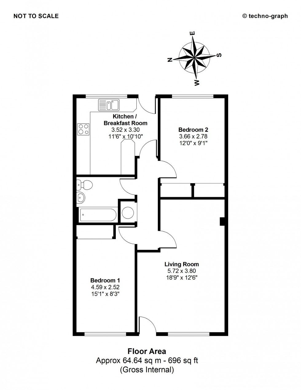 Floorplan for Furrow Way MAIDENHEAD Berkshire