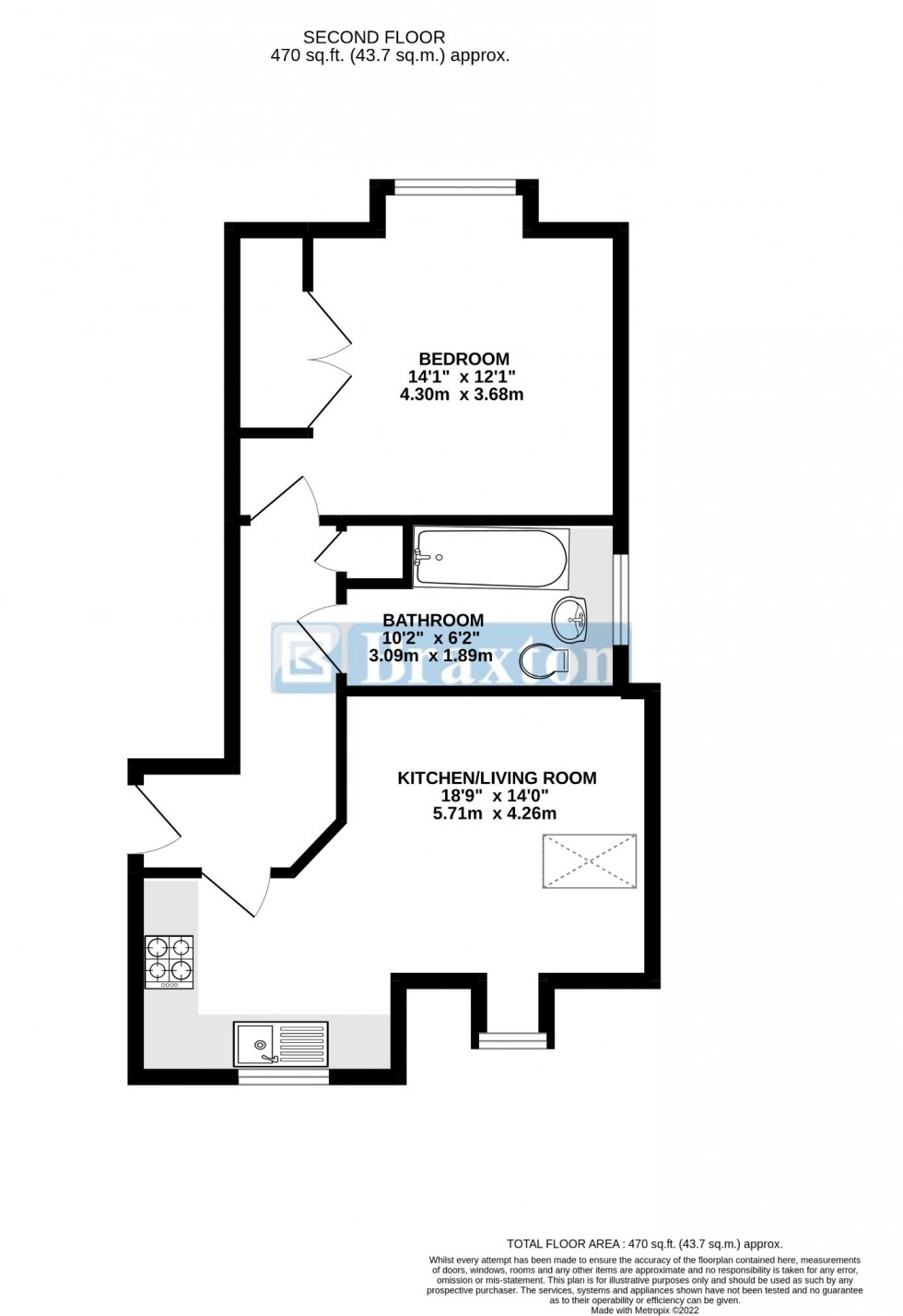 Floorplan for Carlyon House, Boyn Hill Road, Maidenhead