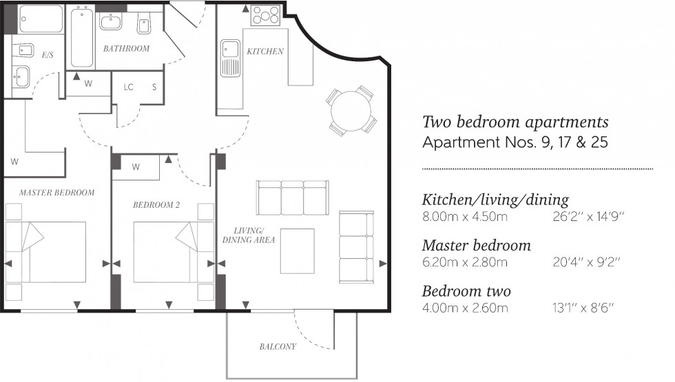 Floorplan for Bridge Avenue Maidenhead Berkshire