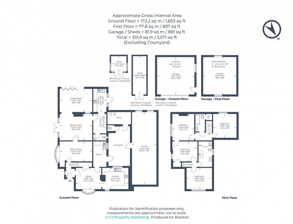 Floorplan for Ray Mill Road East, Maidenhead