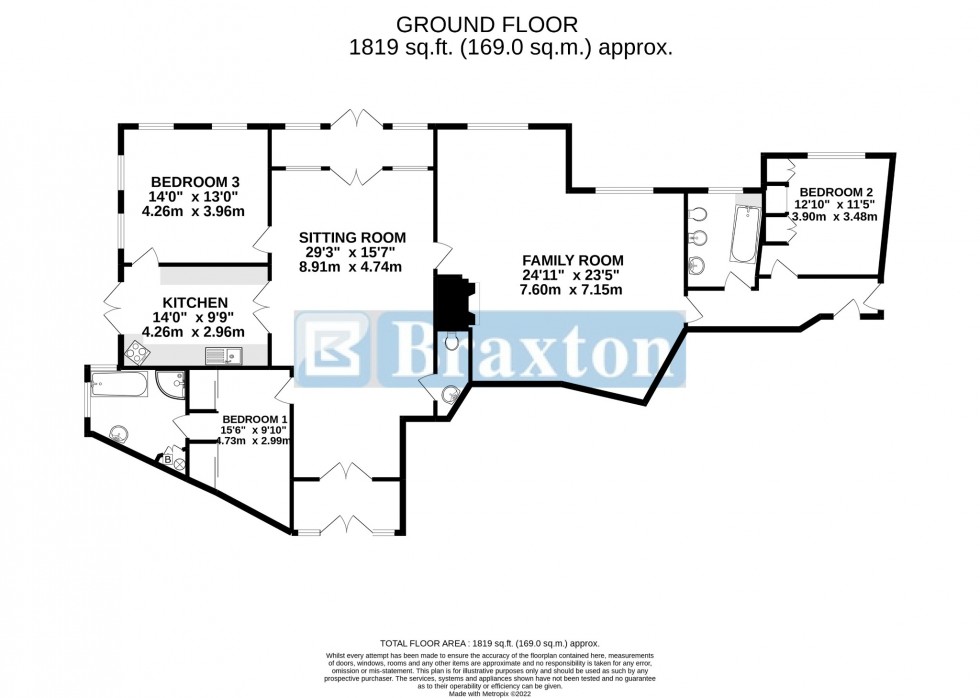Floorplan for Quarry Wood Road, Marlow, Buckinghamshire