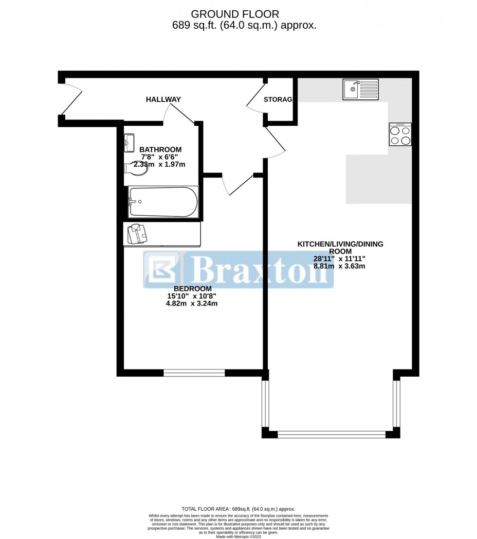 Floorplan for Close To Town & Station, Maidenhead