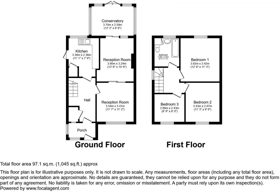 Floorplan for Ray Lea Close, Maidenhead