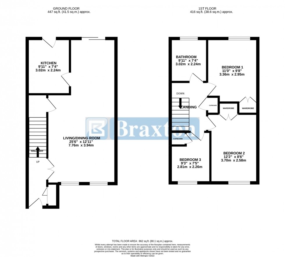 Floorplan for Lonsdale Way Holyport Maidenhead