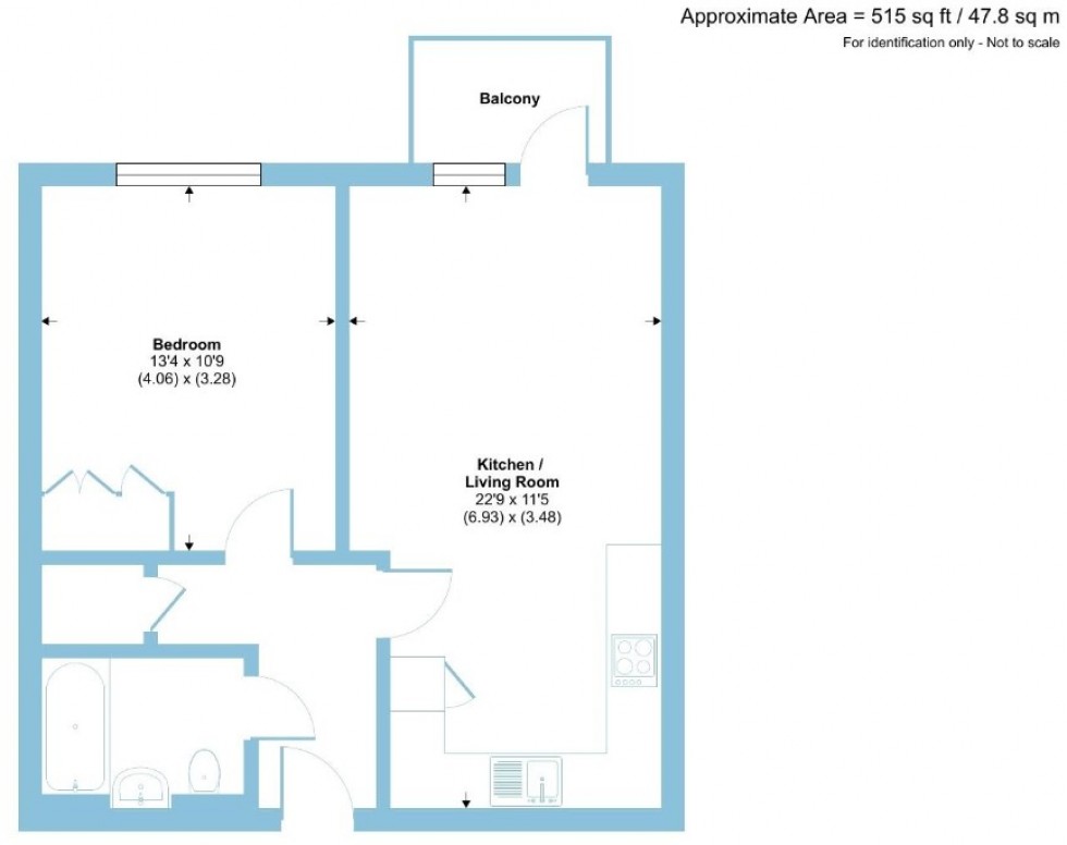 Floorplan for Close To Station, Maidenhead