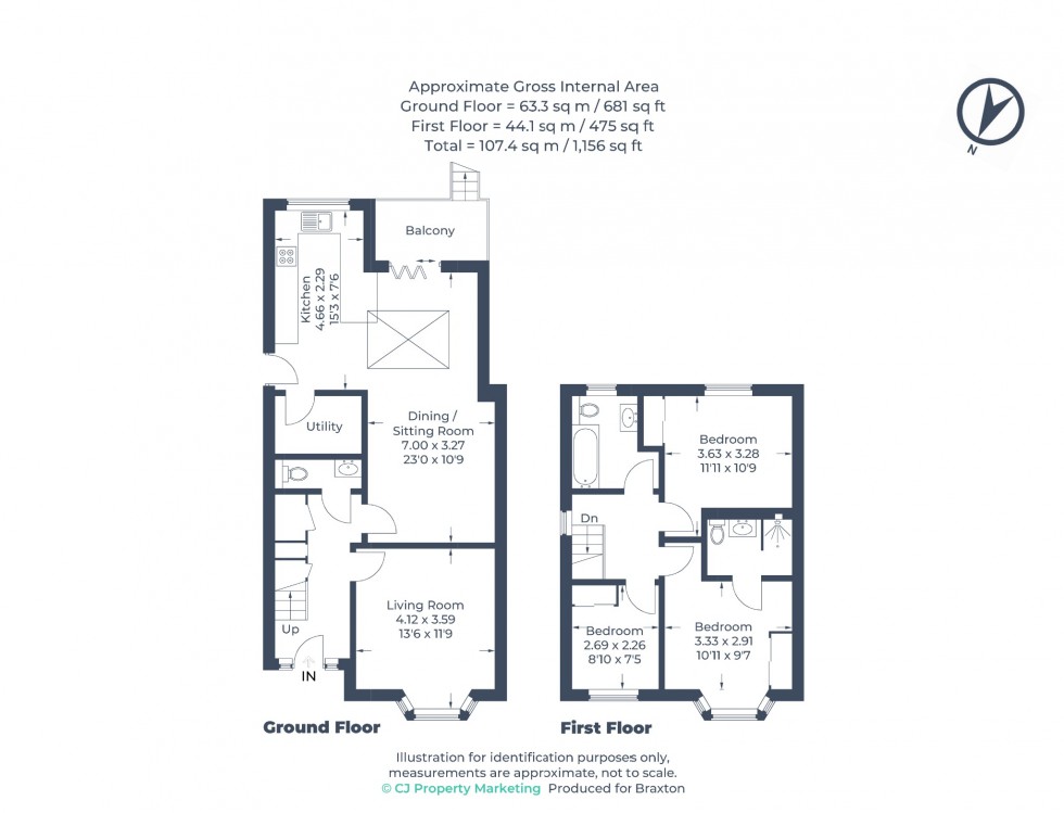 Floorplan for Blackamoor Lane, Maidenhead