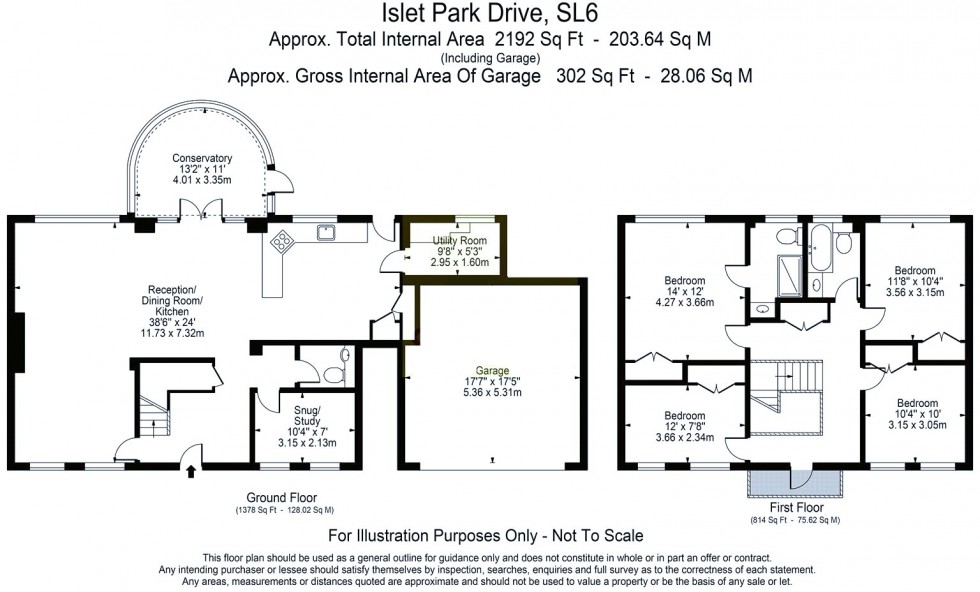 Floorplan for Islet Park Drive, Maidenhead, Berkshire