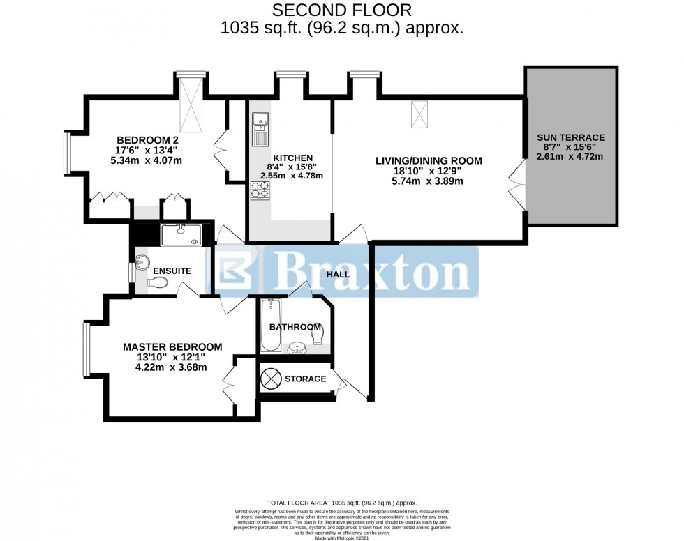 Floorplan for Close To Town & Station, Maidenhead