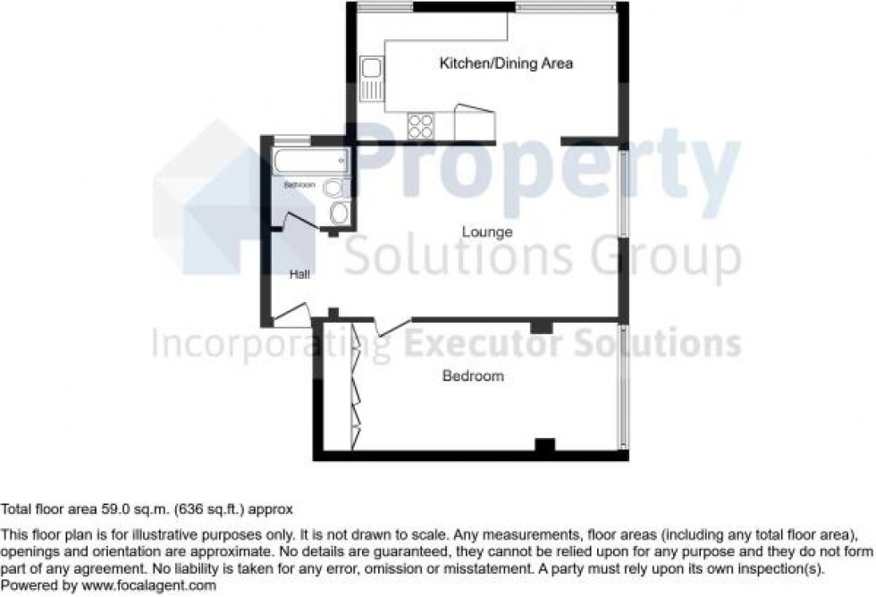 Floorplan for Willows Road, Bourne End