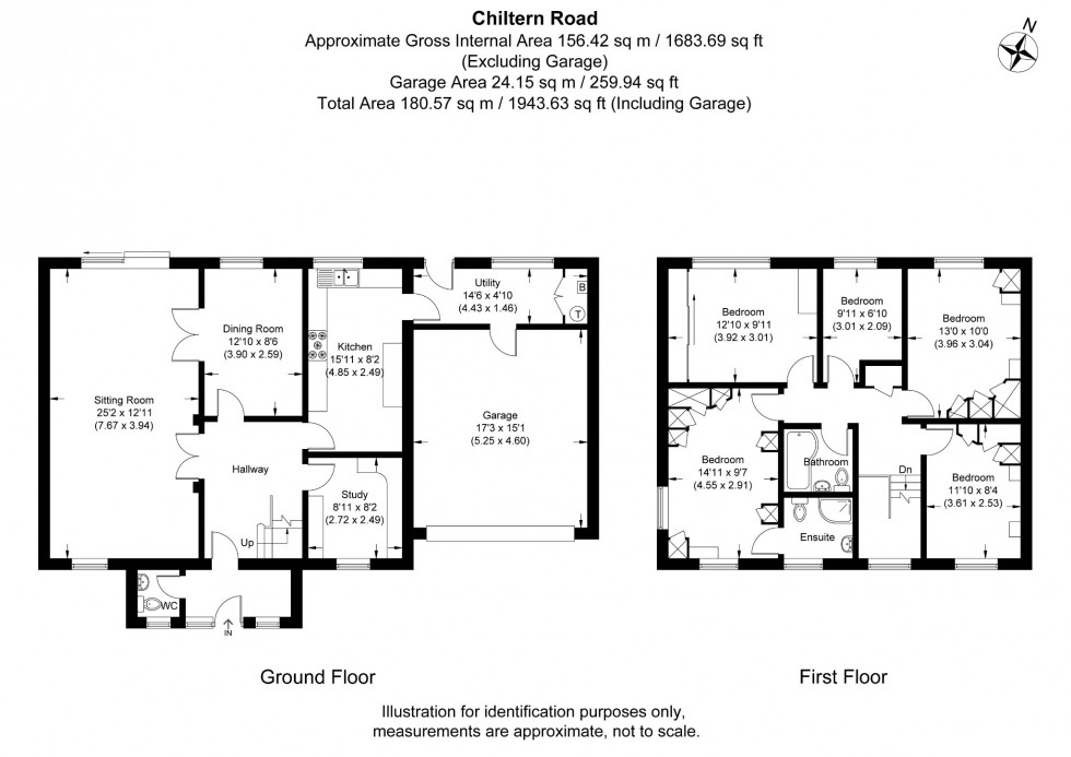 Floorplan for Chiltern Road, Maidenhead