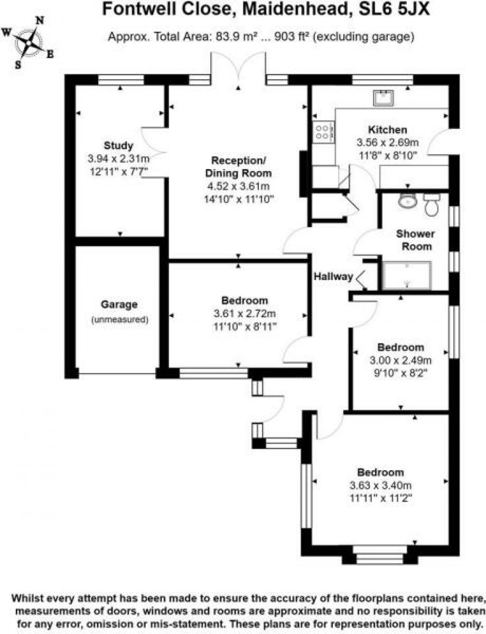 Floorplan for Close to Newlands School