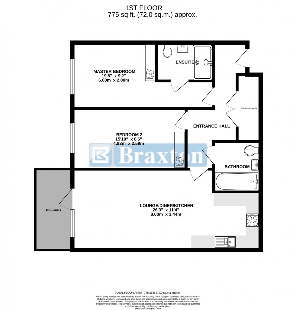 Floorplan for Close To Station, Maidenhead