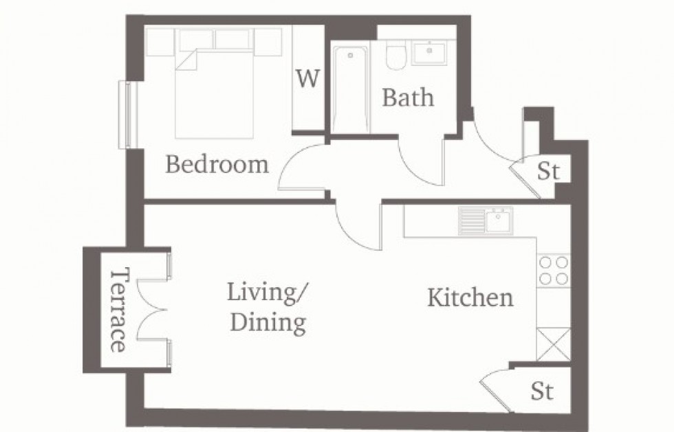 Floorplan for Park Street, Maidenhead, Berkshire