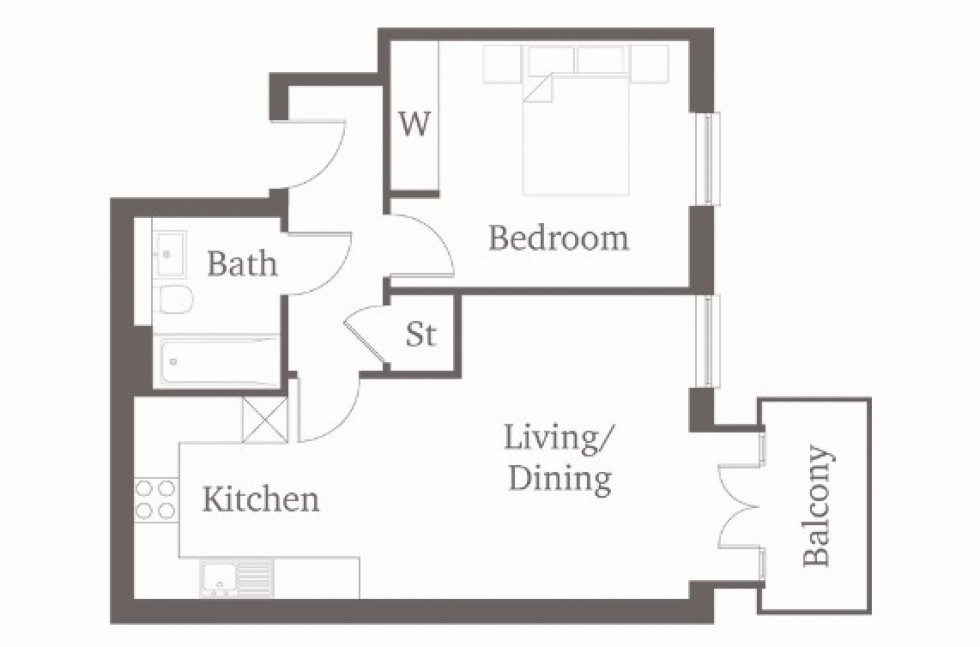Floorplan for Park Street, Maidenhead, Berkshire
