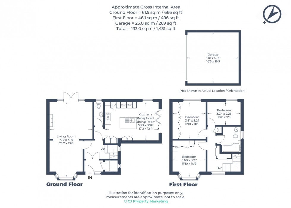 Floorplan for Hag Hill Lane, Taplow
