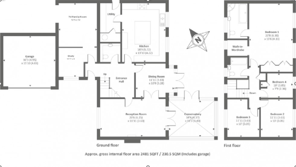 Floorplan for Garden Close, Maidenhead
