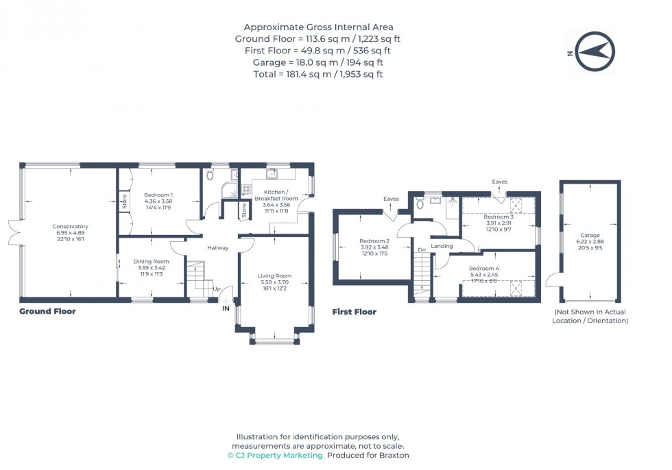 Floorplan for All Saints Avenue, Maidenhead