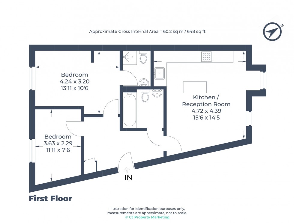 Floorplan for Kingsquarter, Maidenhead