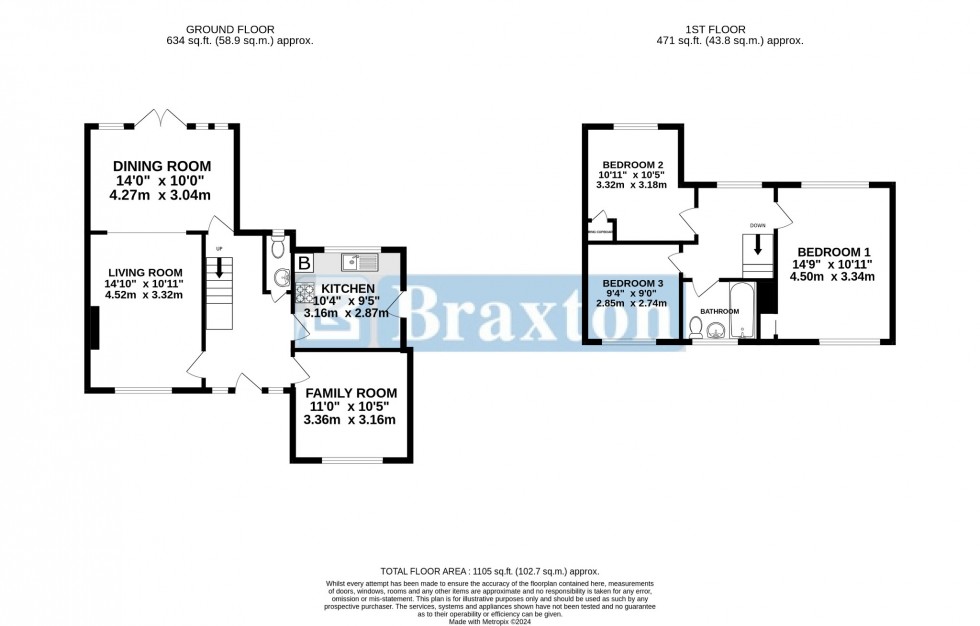 Floorplan for Clifton Close, Maidenhead