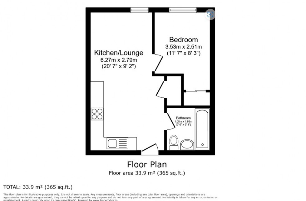 Floorplan for Walking Distance To Town & Station, Maidenhead