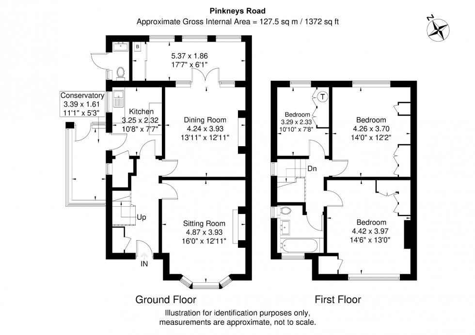 Floorplan for Pinkneys Road, Maidenhead