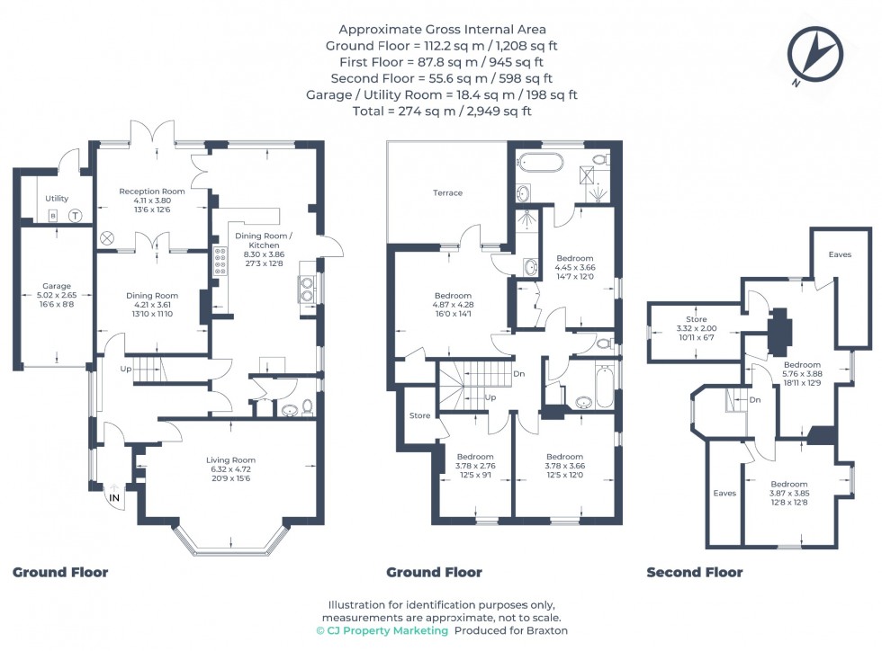 Floorplan for Oldfield Road, Maidenhead