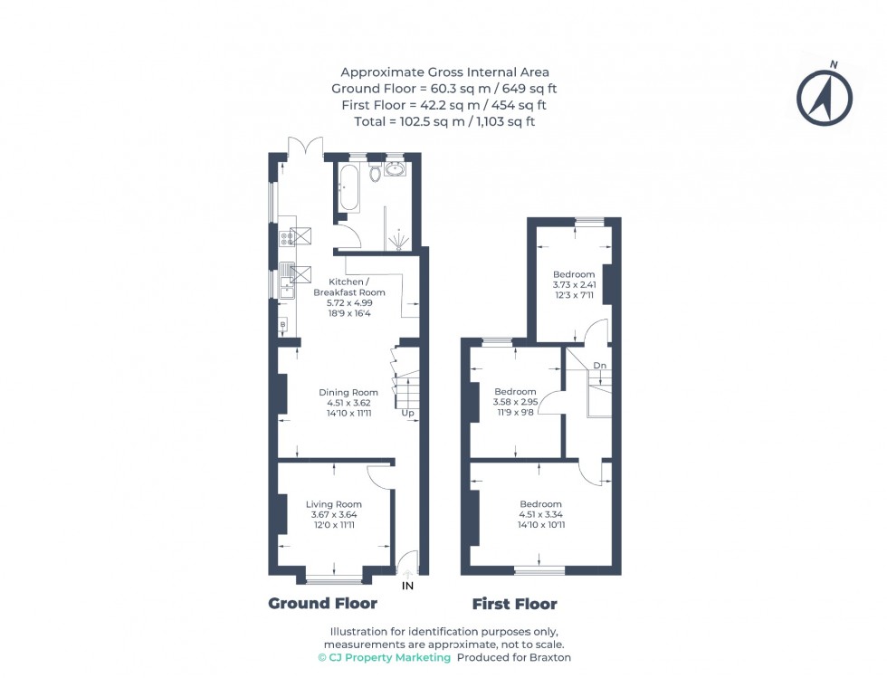 Floorplan for Gordon Road, Maidenhead