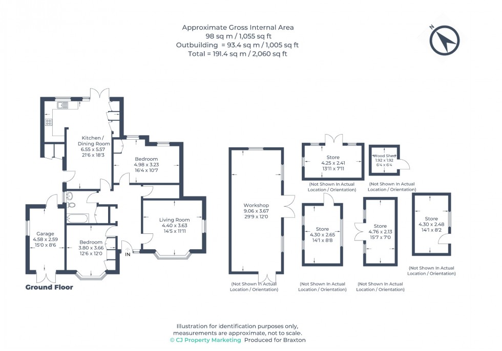 Floorplan for Moneyrow Green, Maidenhead
