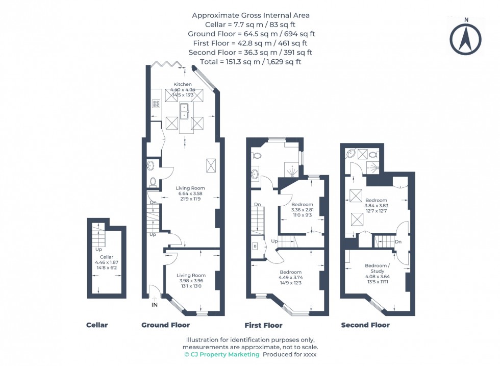 Floorplan for St Marks Road, Maidenhead