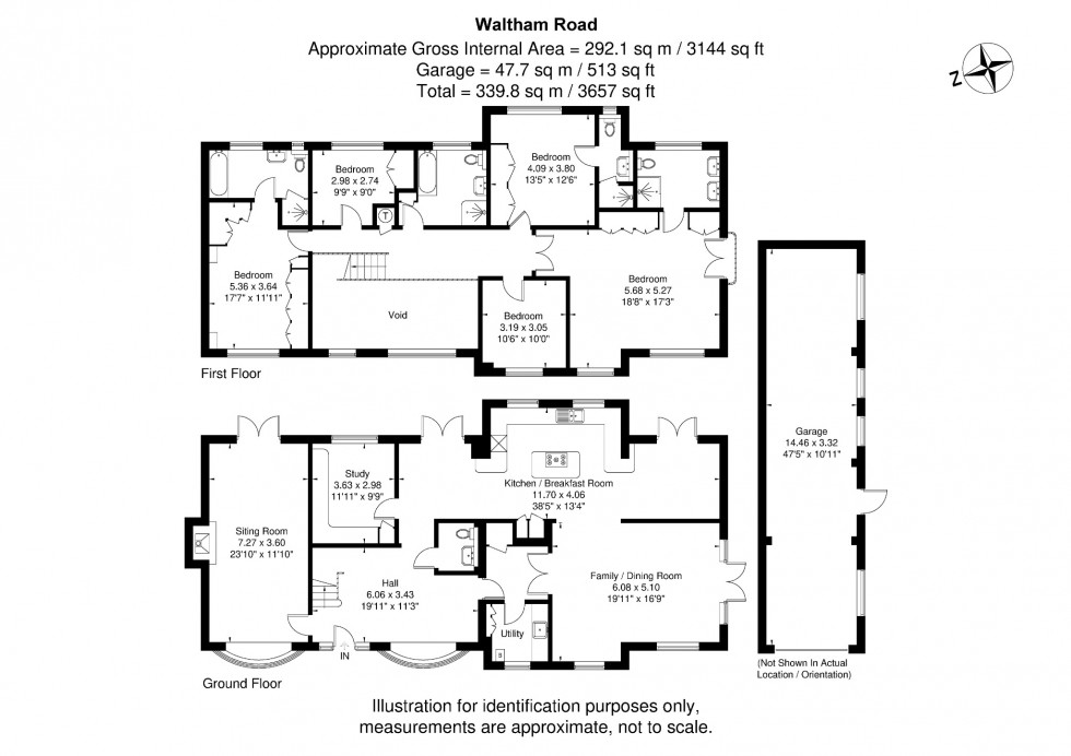 Floorplan for White Waltham, Maidenhead