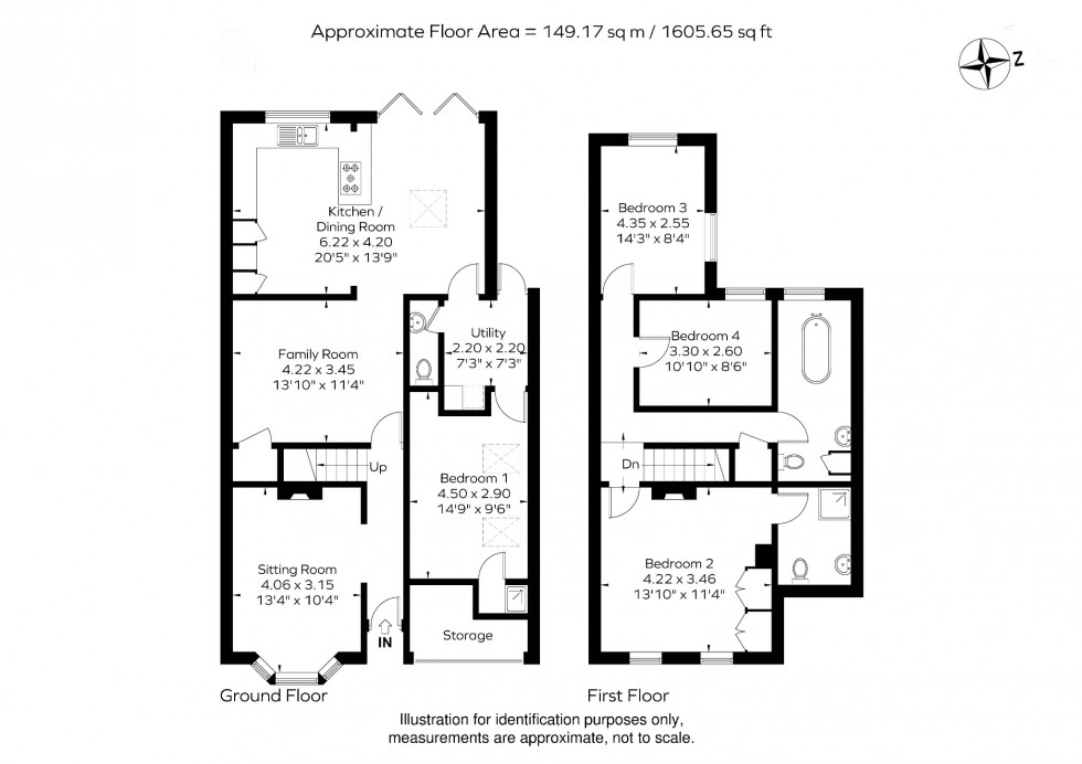 Floorplan for Highfield Road, Maidenhead