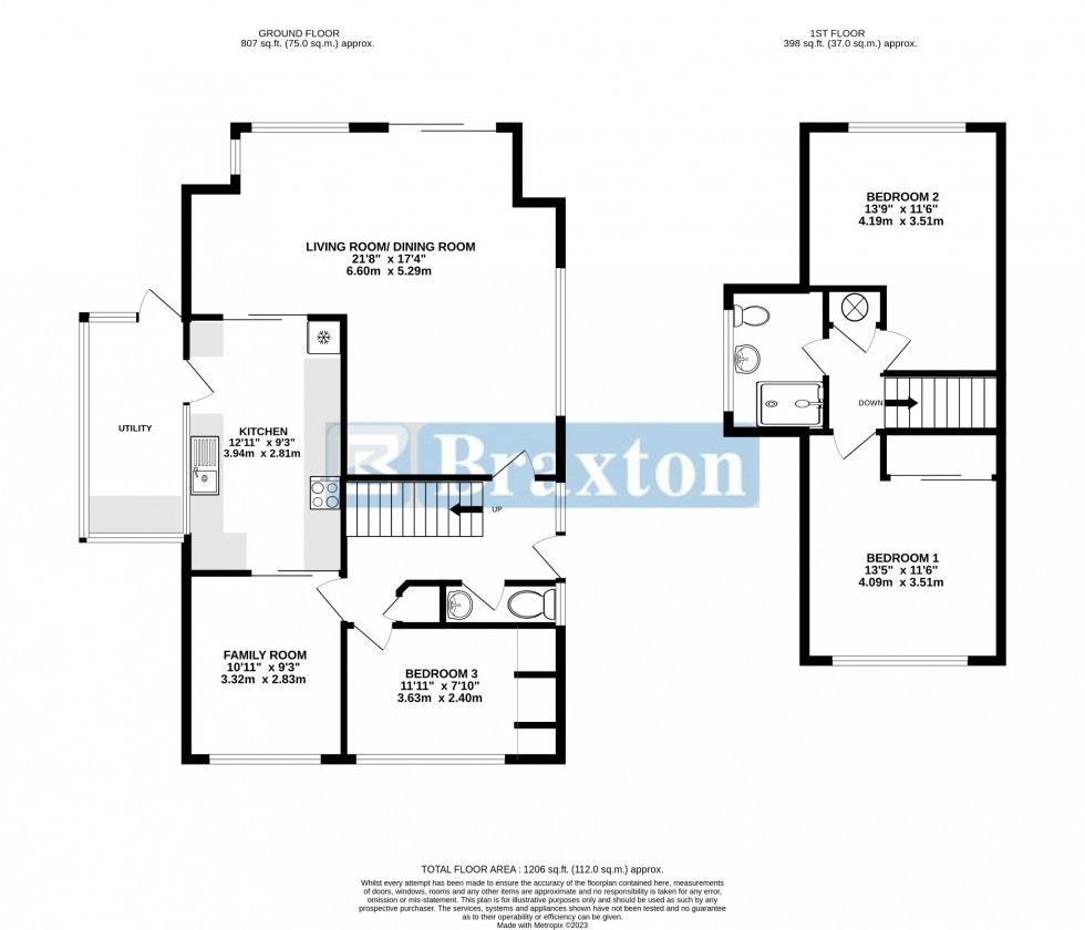 Floorplan for Newlands Area, Maidenhead