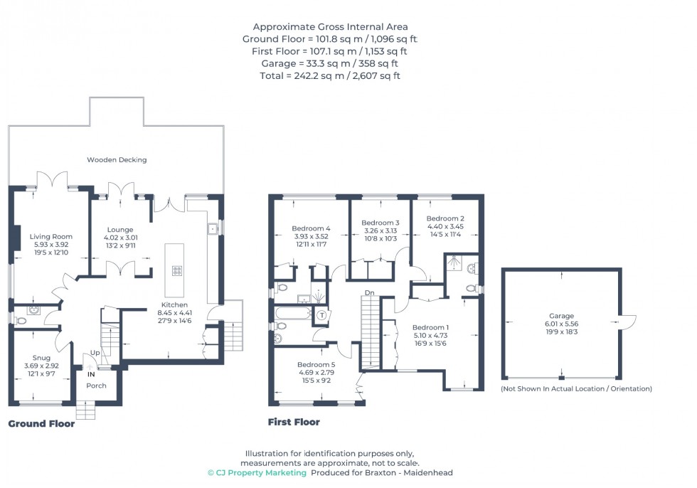 Floorplan for Ray Mill Road East, Maidenhead