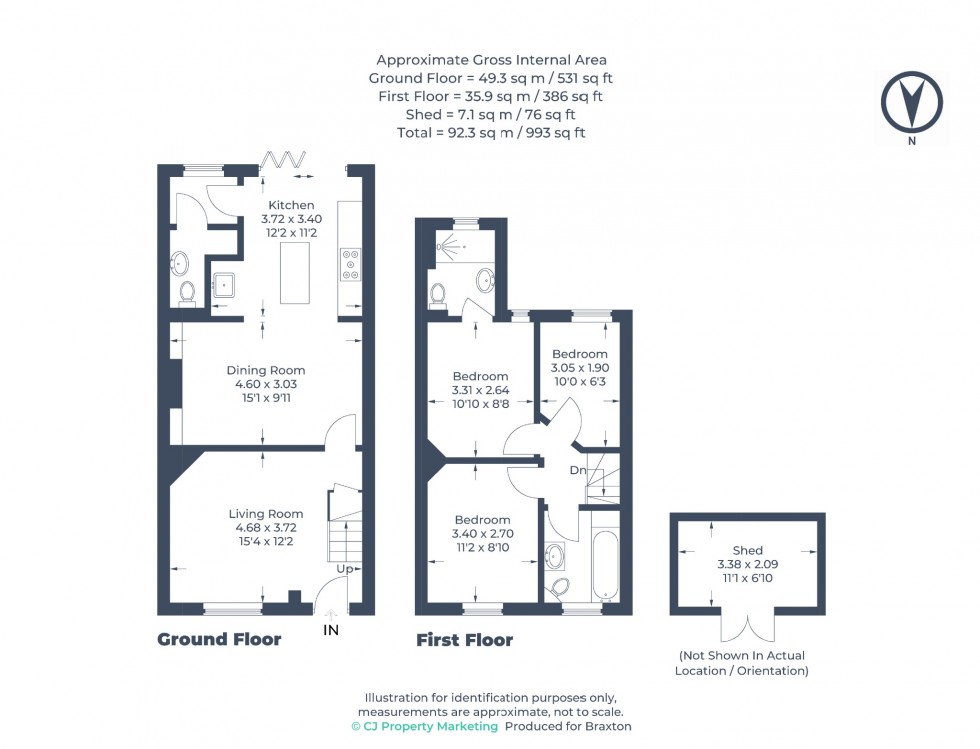 Floorplan for Chauntry Road, Maidenhead