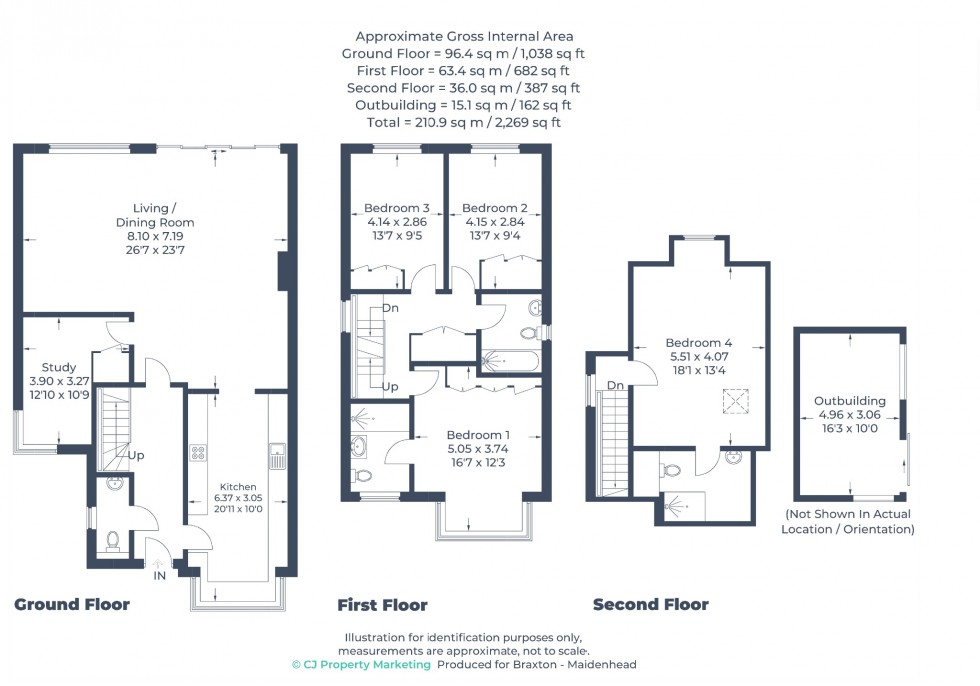 Floorplan for Birdwood Road, Maidenhead
