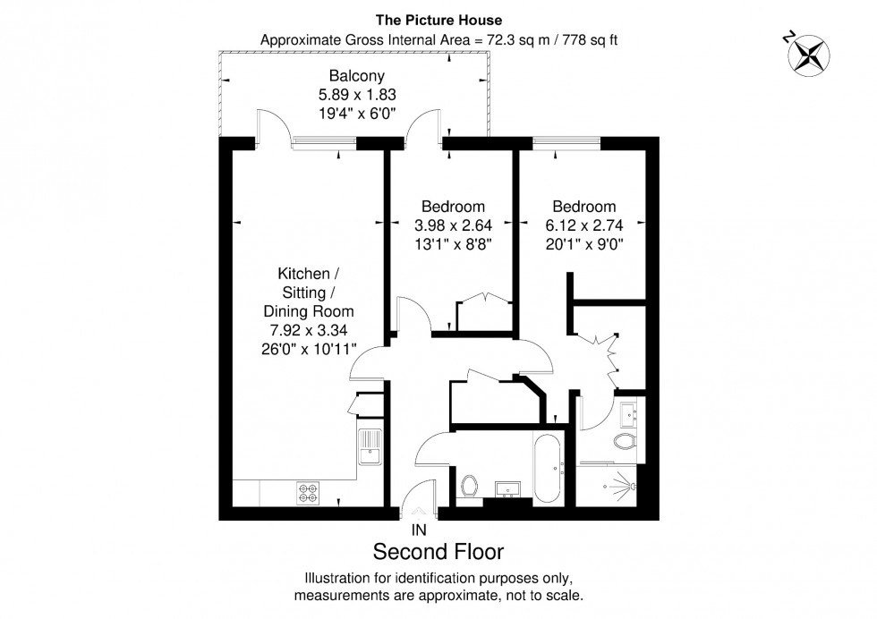Floorplan for Town Centre, Maidenhead
